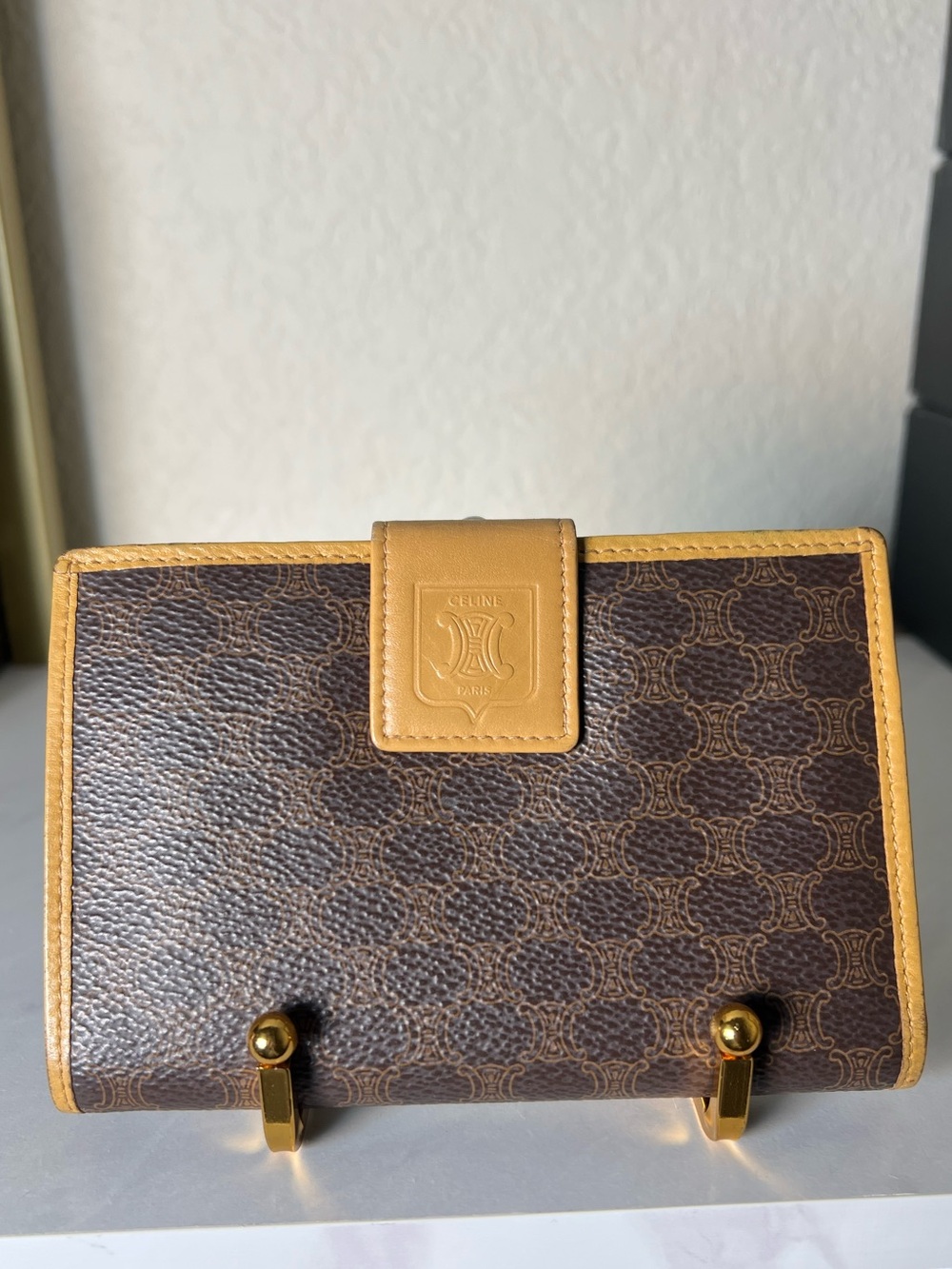 Authentic Celine Macadam Kisslock Wallet